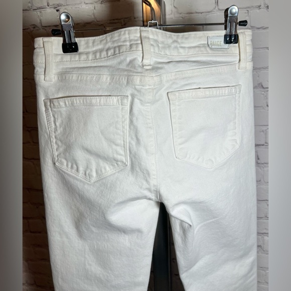 NWOT! PAIGE Skyline Ankle Peg Jeans in Optic White Size 27 Midrise. Skinny. - Picture 11 of 16
